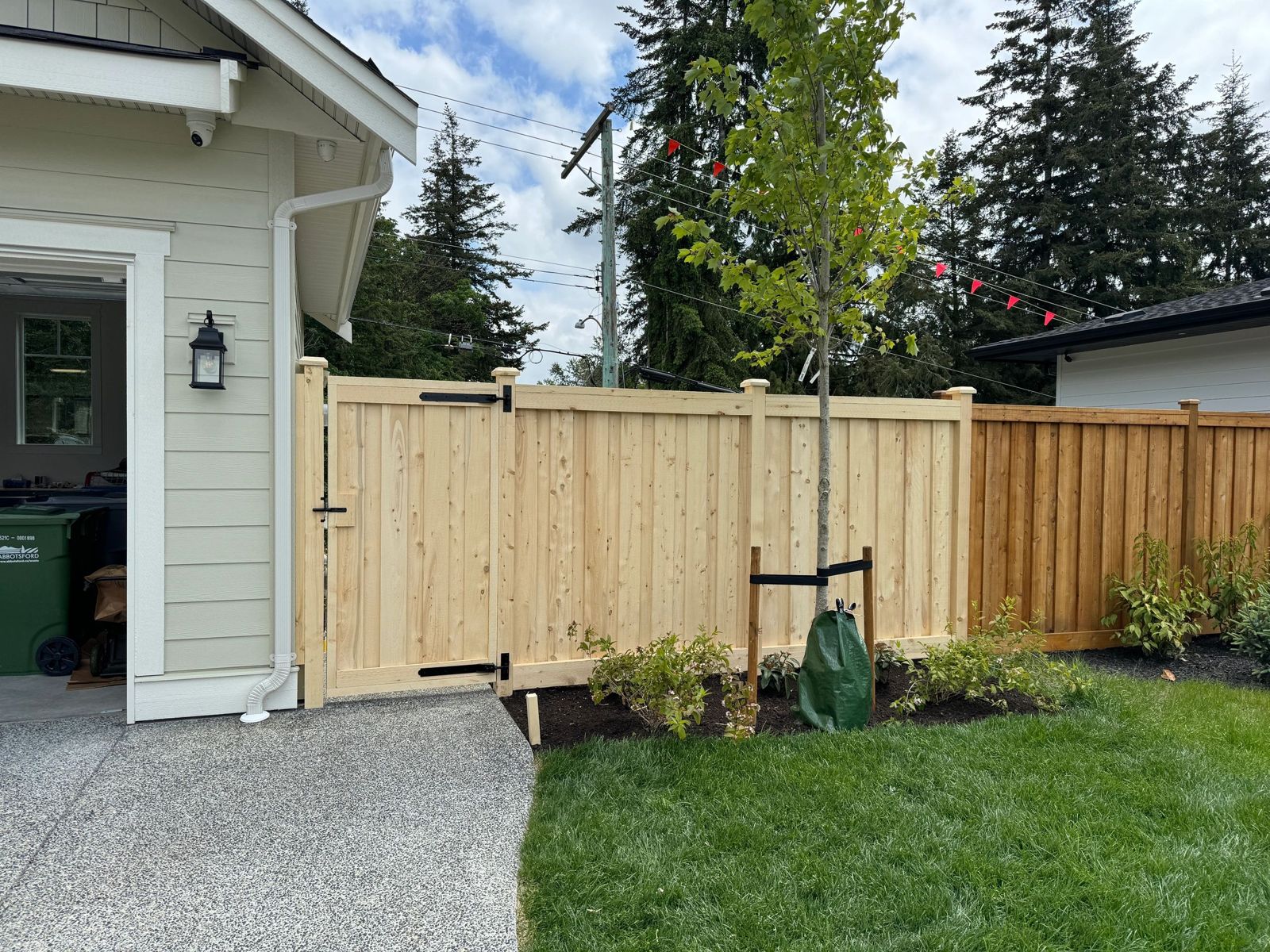 Completed handyman project